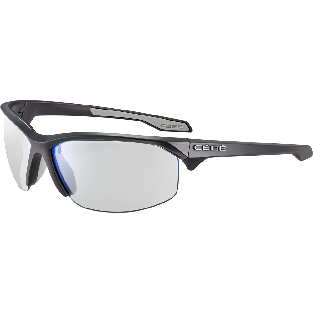 Cebe gafas ciclismo WILD 2.0 MATT BLACK GREY  Zone Vario Grey vista frontal