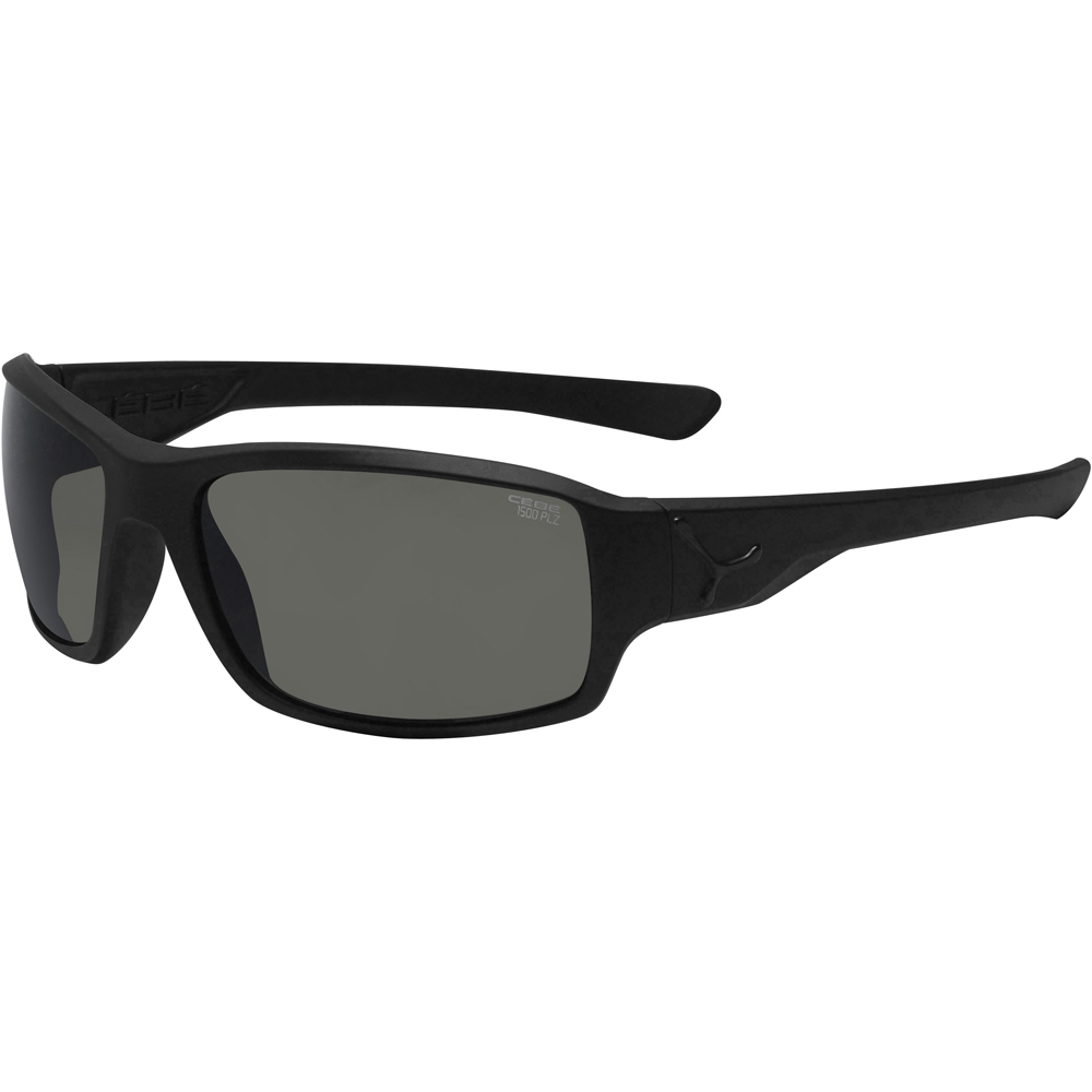 Cebe gafas deportivas HAKA  MATT BLACK Zone Polarized Grey vista frontal