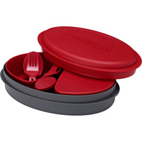 MEAL SET Red fiambreramas 2 platos,vaso,