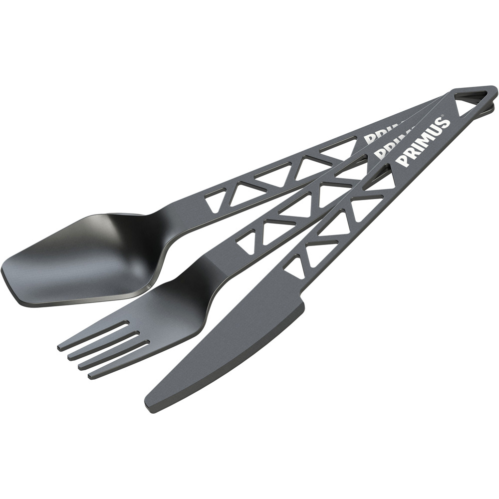 Primus multiusos TRAILCUTLERY ALU set cubiertos aluminio vista frontal