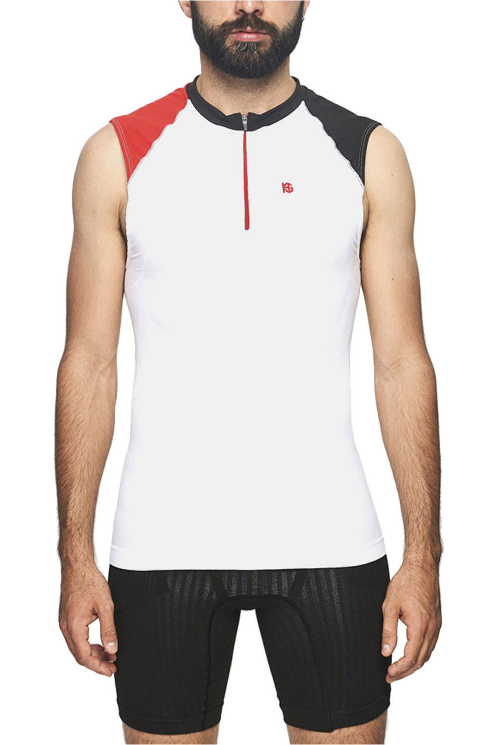 Sporthg camiseta entrenamiento sin mangas hombre PRO-TEAM AIR vista frontal