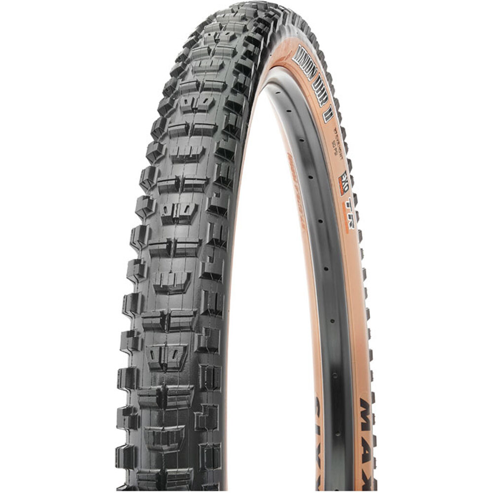 Maxxis cubiertas mtb MINION DHR II 27.5X2.40 WT EXO/TR/SKINW vista frontal