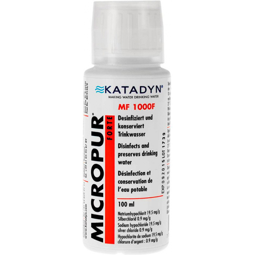Katadyn varios menaje Micropur Forte MF 1'000F (100 ml) vista frontal