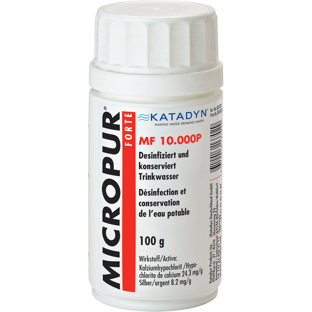 Katadyn varios menaje Micropur Forte MF 10000P (100 g) vista frontal