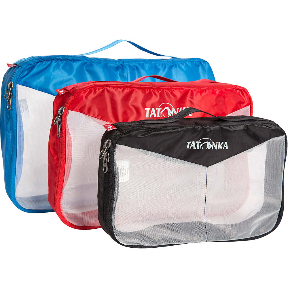 Tatonka bolsa estanca MESH BAG SET bolsas de malla S, M, L vista frontal