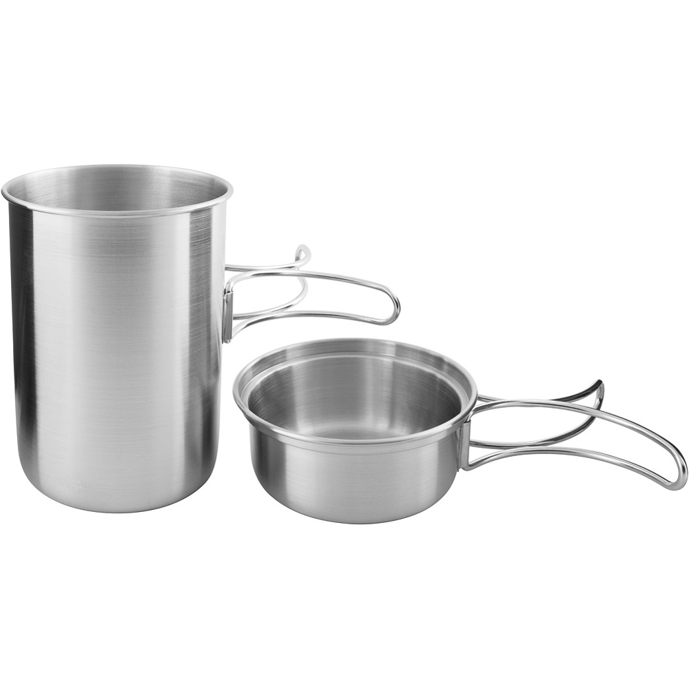 Handle mug set 850 ml 2 cazos inox fiambreras (UNICA)