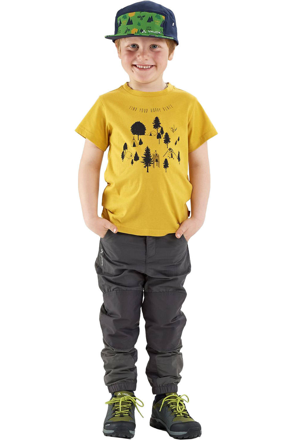 Vaude camiseta montaña manga corta niño Kids Lezza T-Shirt vista frontal