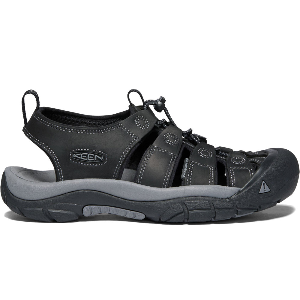 Newport sandalias trekking hombre Negro (42)