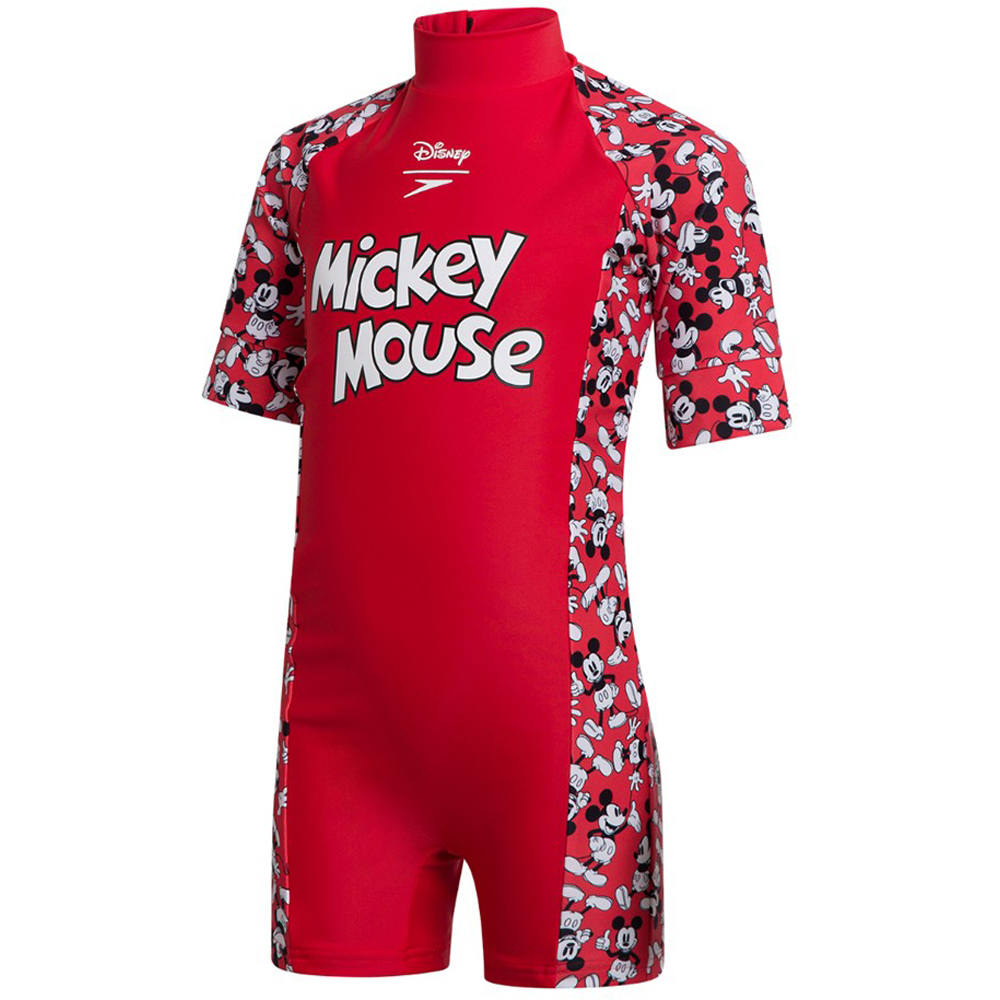 Speedo disney mickey mouse all-in-one iu traje de neopreno corto niño
