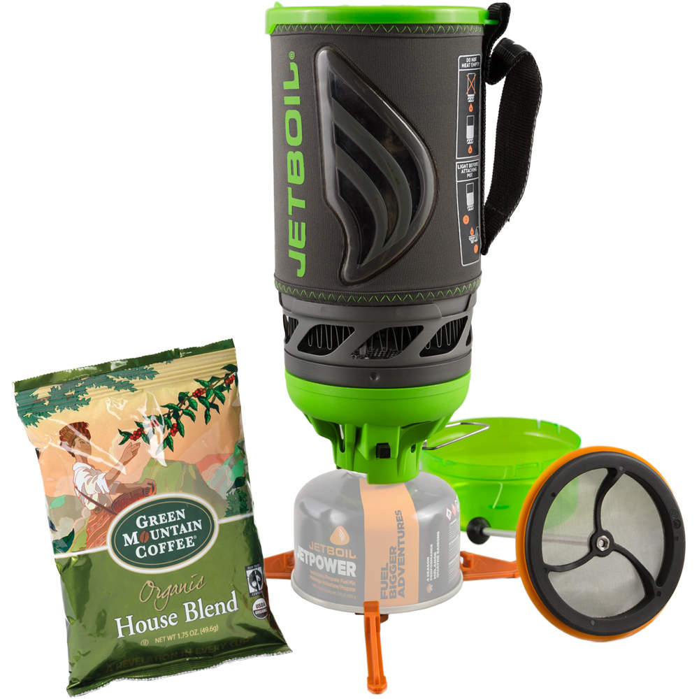 Jetboil hornillo montaña Flash Java Ecto vista frontal