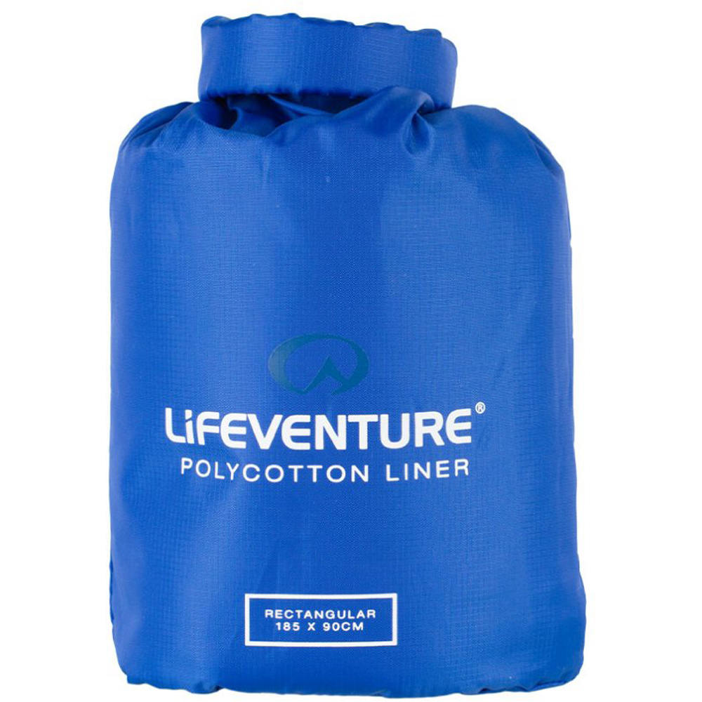 Lifeventure varios montaña Polycotton Sleeping Bag Liner, Rectangular vista frontal