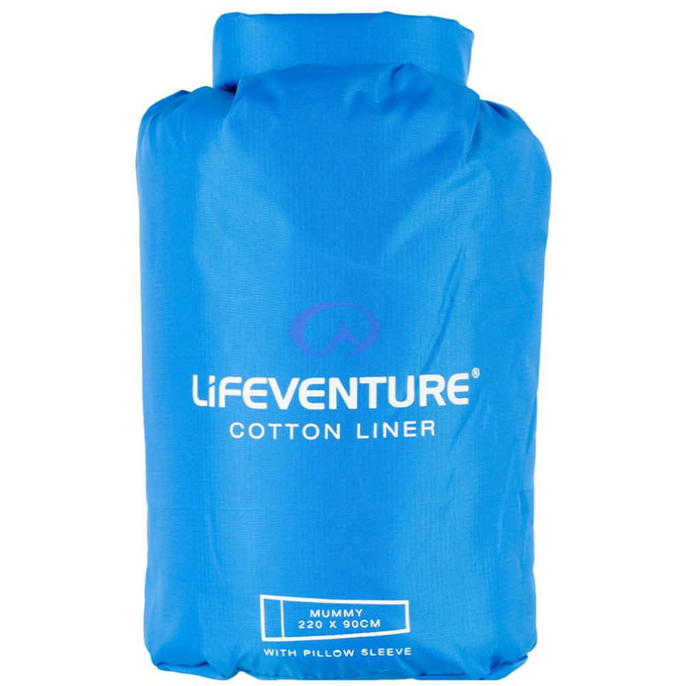 Cotton sleeping bag liner varios montaña Azul (UNICA)