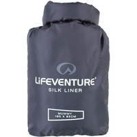 Lifeventure varios montaña Silk Sleeping Bag Liner, Mummy vista frontal