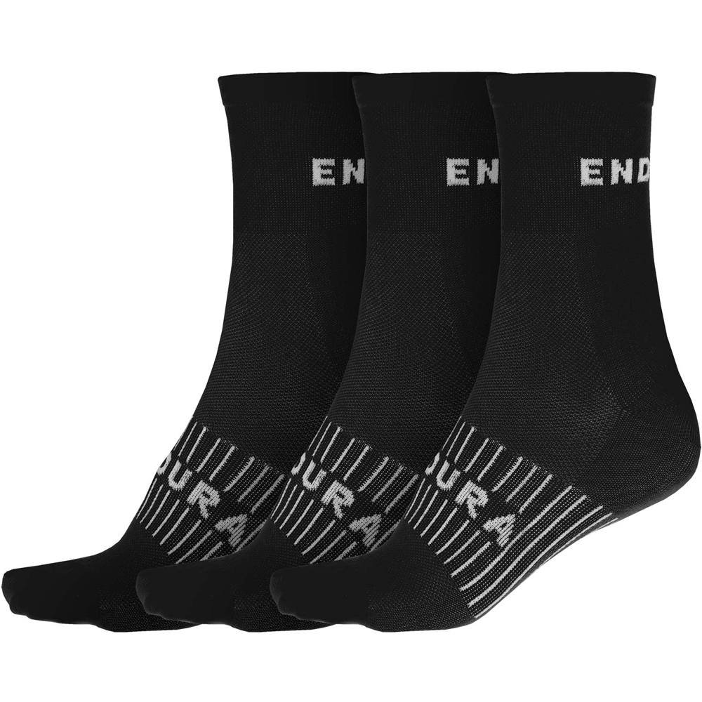 Endura calcetines ciclismo Coolmax Race (Triple Pack) vista frontal