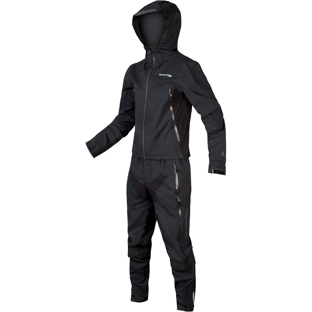 Endura buzo ciclismo hombre Traje integro impermeable MT500 vista frontal