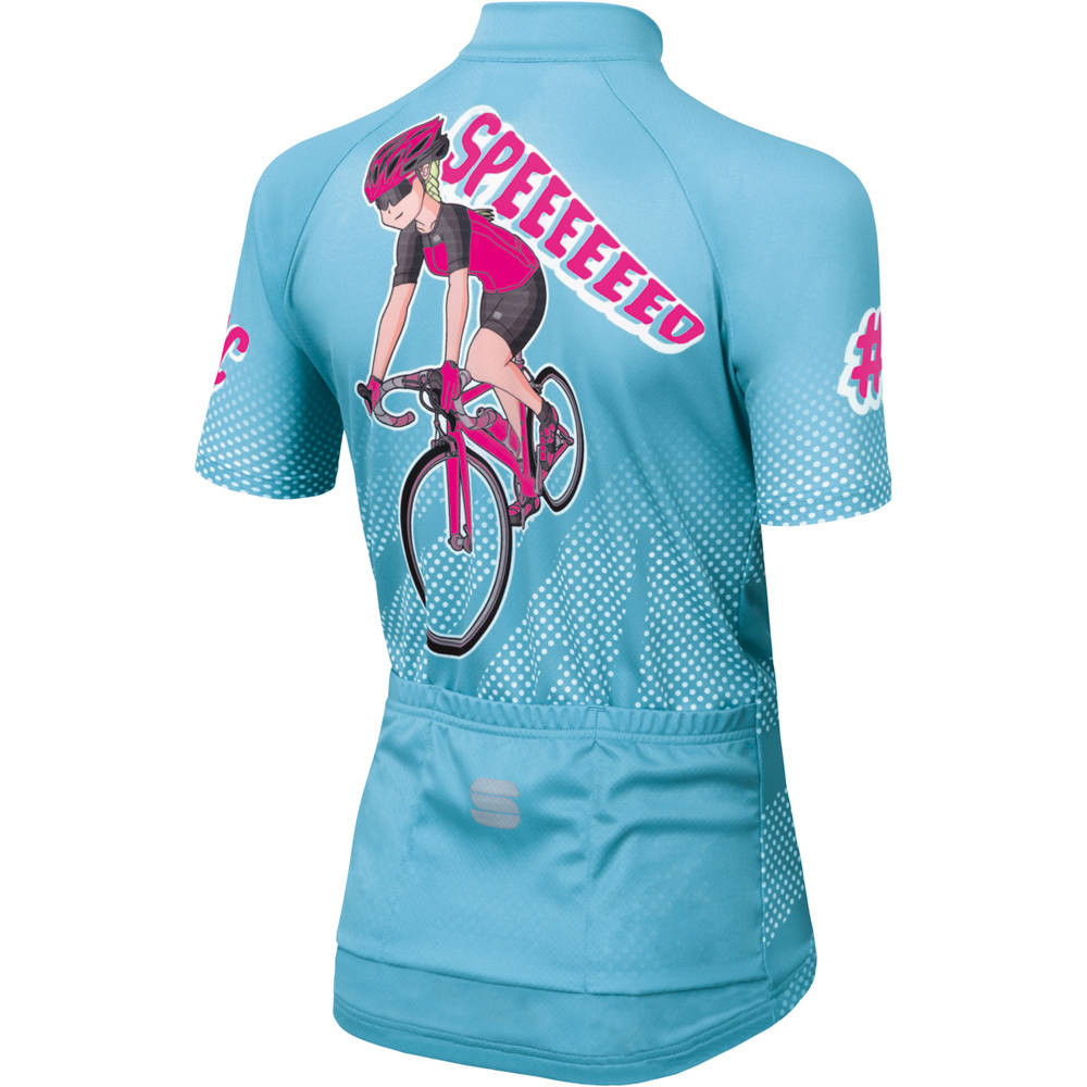 Sportful maillot manga corta niño SUPER GIRL JERSEY vista trasera