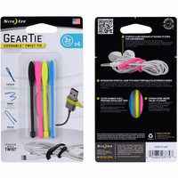 Nite Ize accesorios tiendas de campaña GEARTIE CORDABLE TWIST 3 - BRIDA ORGANIZACABLES 7,5CM. - PAC 04