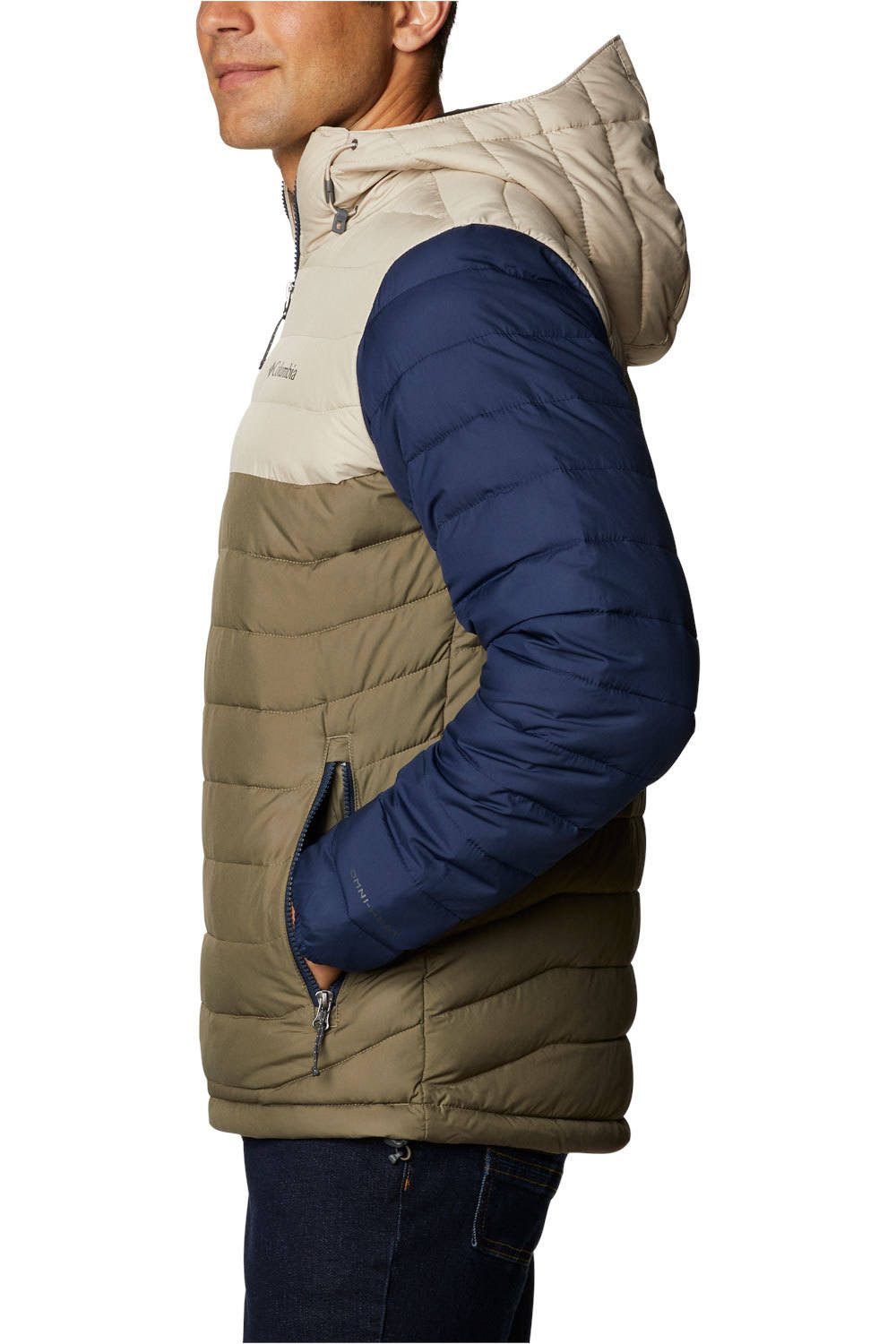 Columbia chaqueta outdoor hombre _3_Powder Lite Hooded Jacket vista frontal