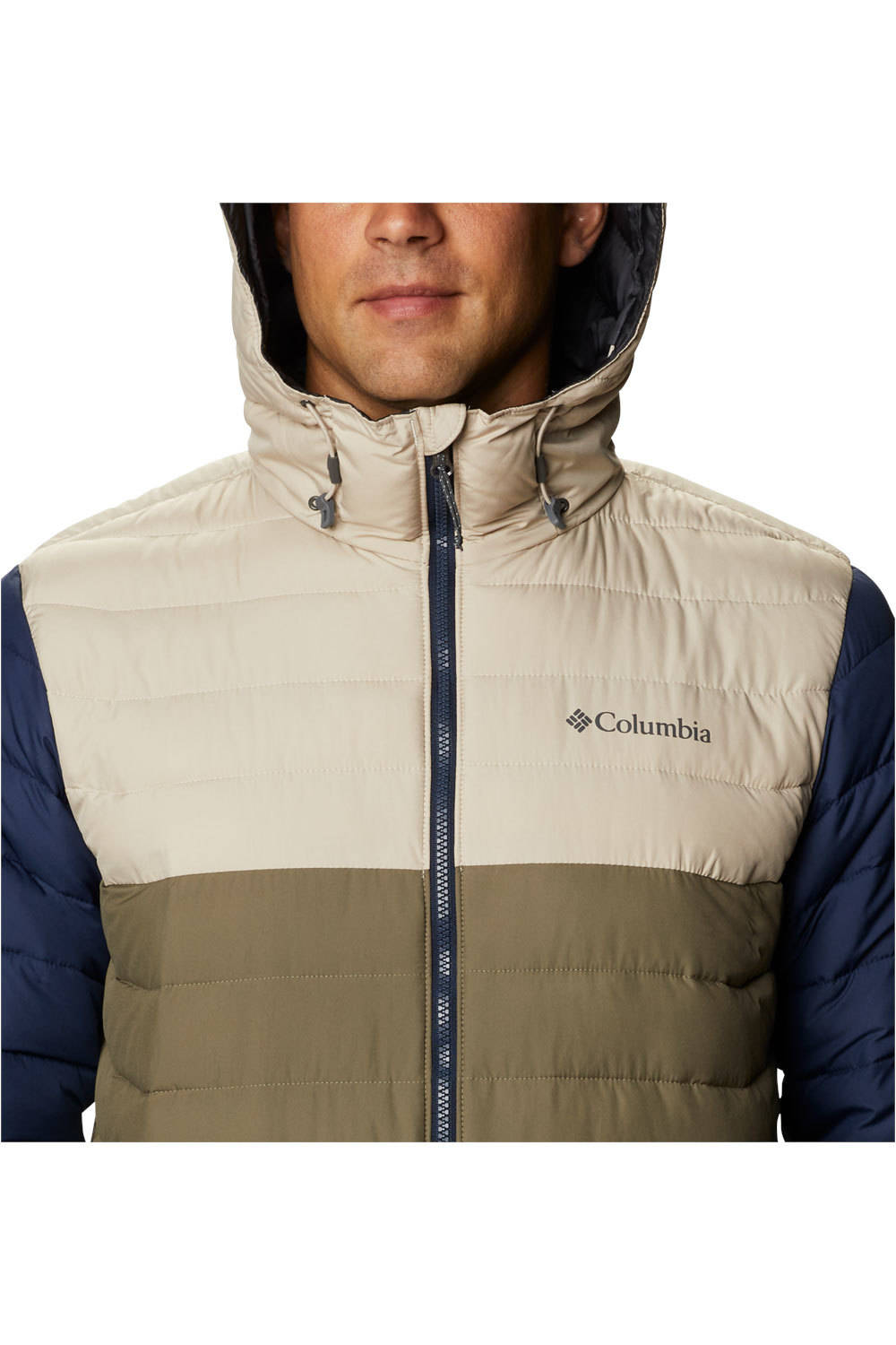 Columbia chaqueta outdoor hombre _3_Powder Lite Hooded Jacket vista trasera