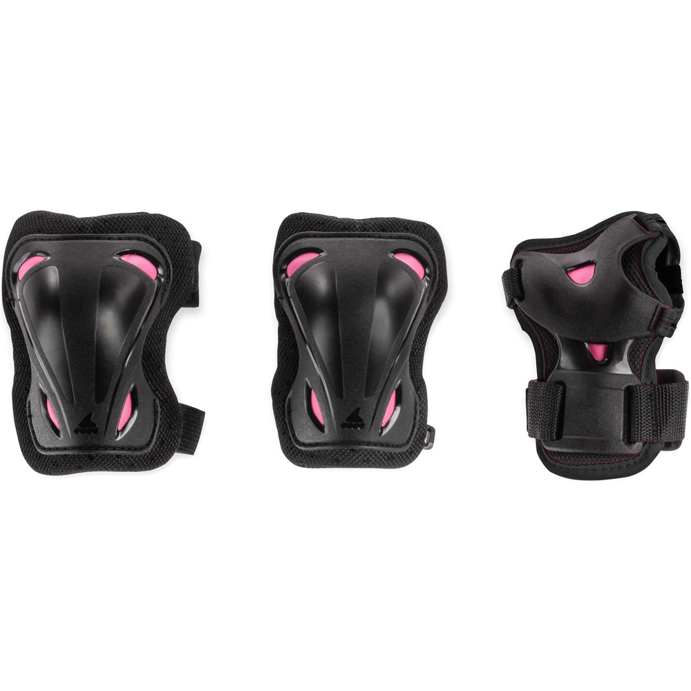 Rollerblade set protección skate PROTECCIONES SKATE GEAR W 3 PACK vista frontal