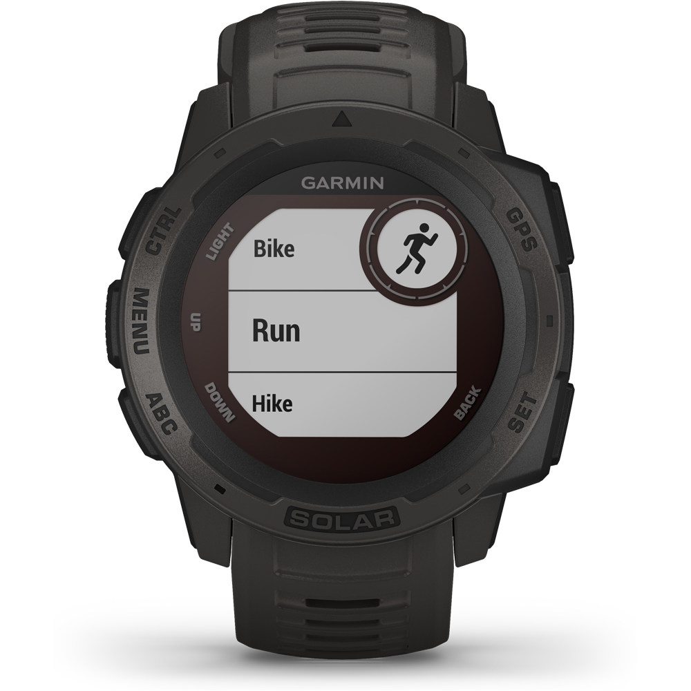 Garmin pulsómetros con gps INSTINCT Solar Grafito 04