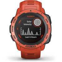 Garmin pulsómetros con gps INSTINCT Solar Rojo 02