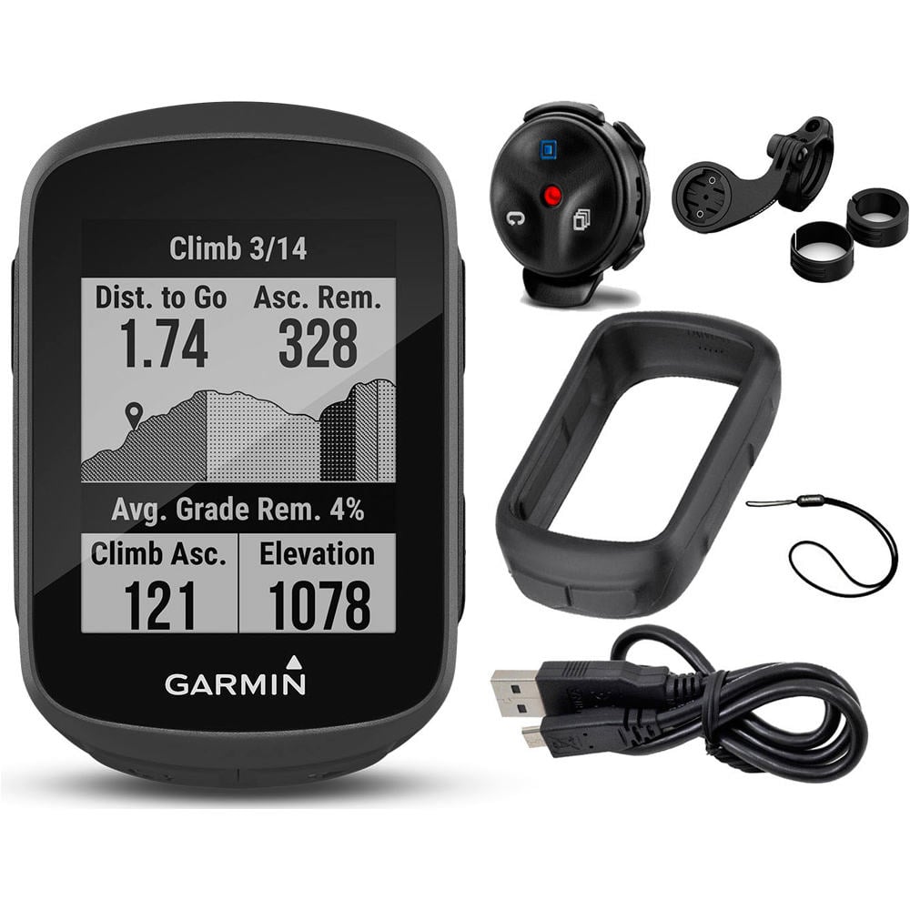 Garmin gps bicicleta EDGE 130 Plus Mountain Bike Bundle vista frontal