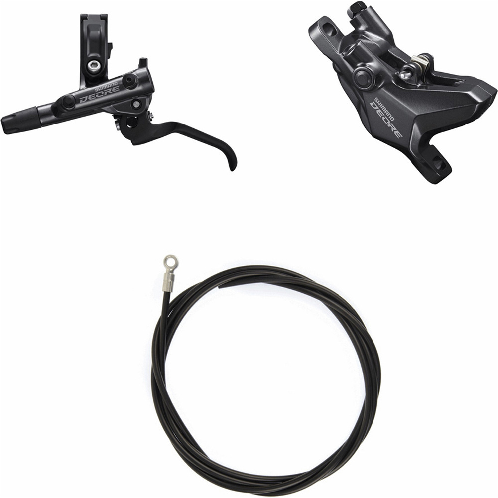 Freno delantero deore m6100 dishi p/m res jk frenos disco bicicleta (UNICA)