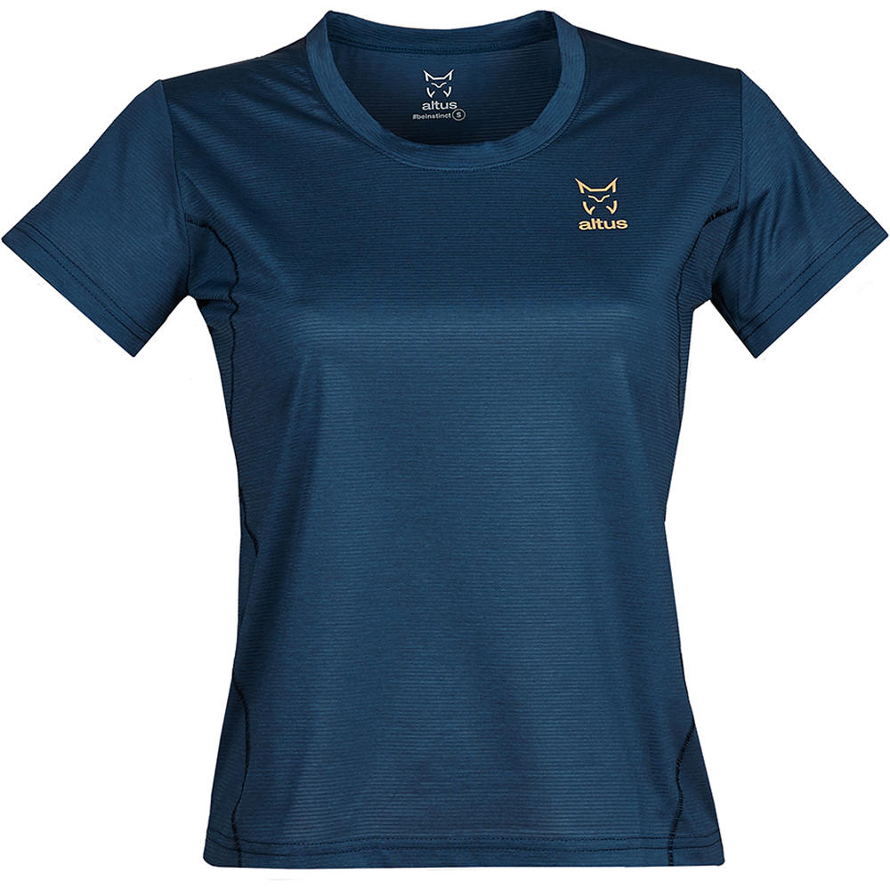 Altus camiseta montaña manga corta mujer CORAL vista frontal