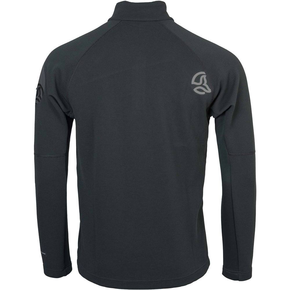 Ternua forro polar hombre CAMISETA LEMIK 1/2 ZIP M vista trasera