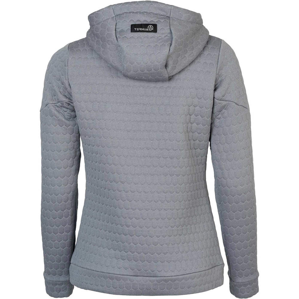 Ternua camiseta montaña manga larga mujer SUDADERA BAT HOODY W vista trasera