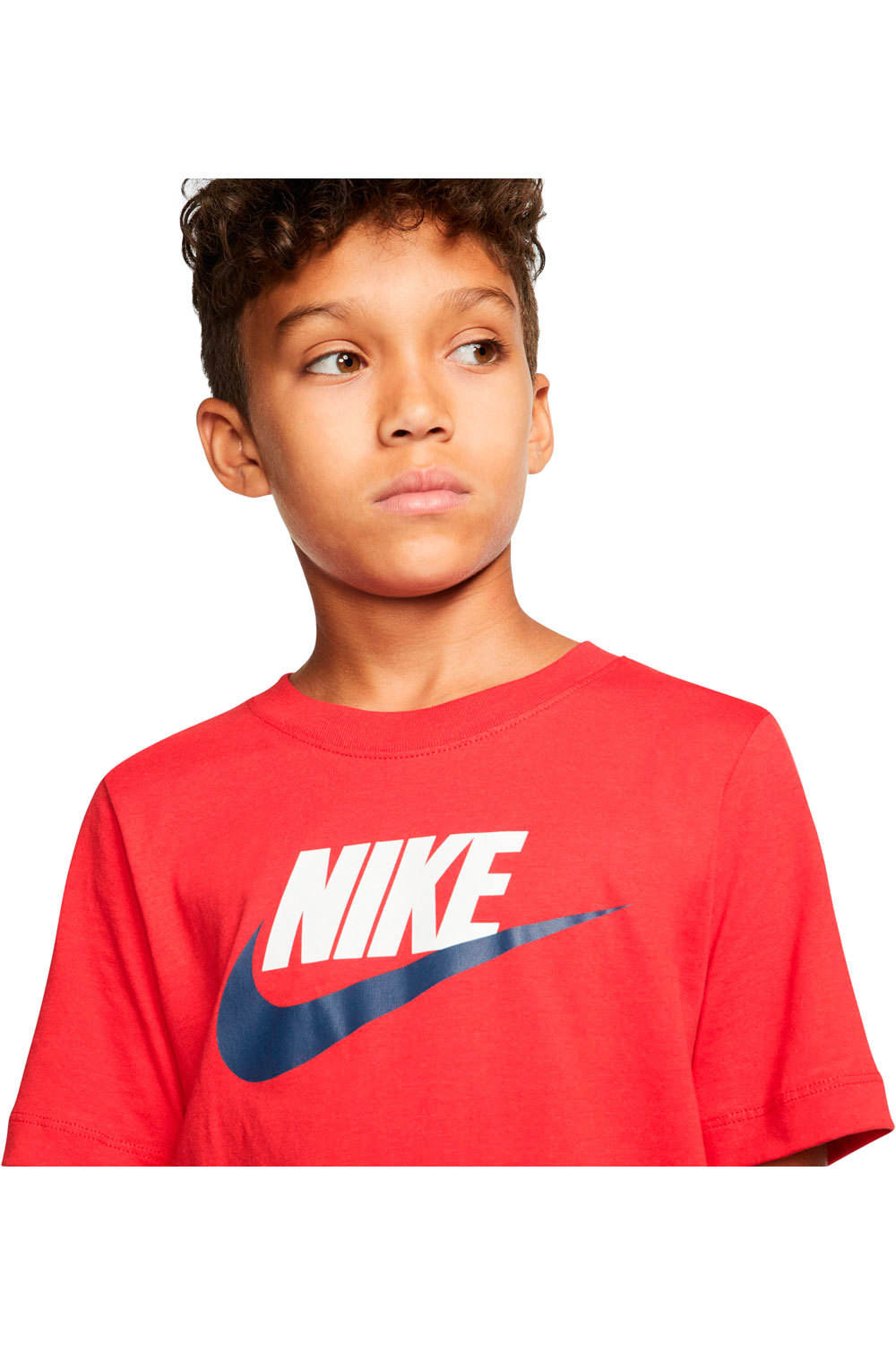 Nike camiseta manga corta niño B NSW TEE FUTURA ICON TD vista detalle