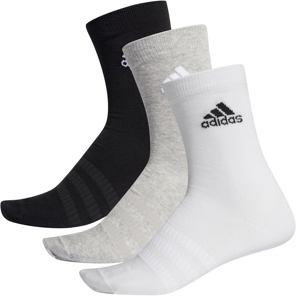 adidas calcetines deportivos LIGHT CREW 3PP vista frontal