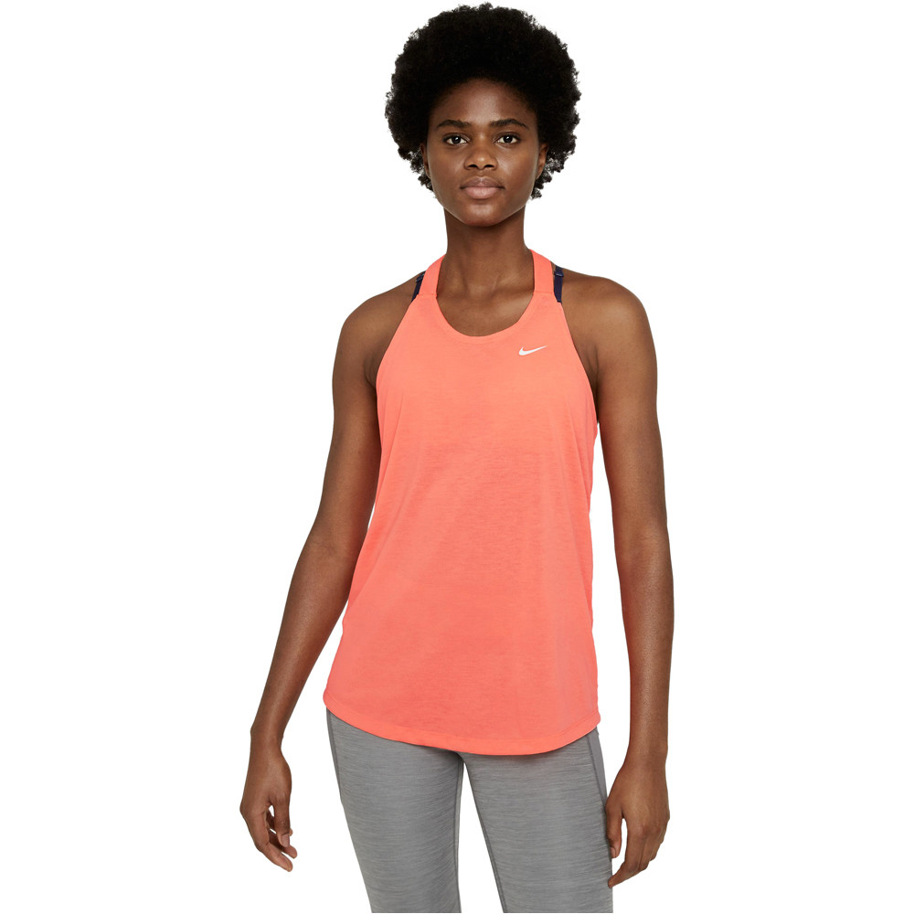 Nike camiseta tirantes fitness mujer W NK DRY ESS ELASTIKA TANK vista frontal