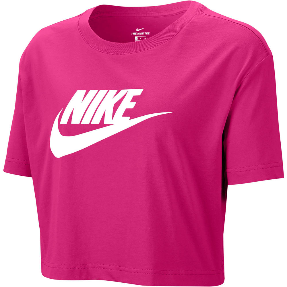 Nike camiseta manga corta mujer W NSW TEE ESSNTL CRP ICN FTR vista frontal