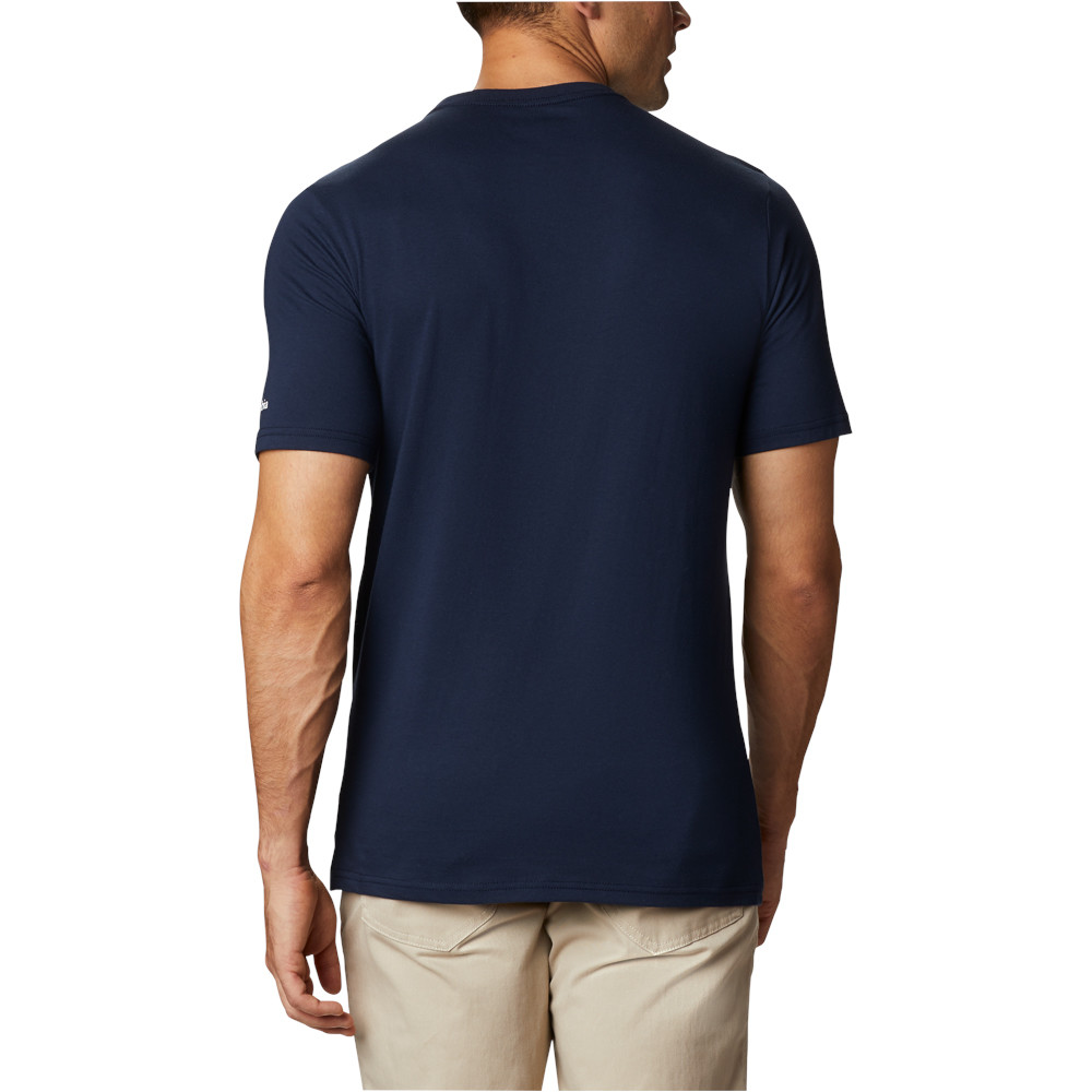 Columbia camiseta montaña manga corta hombre CSC Basic Logo  Short Sleeve vista trasera
