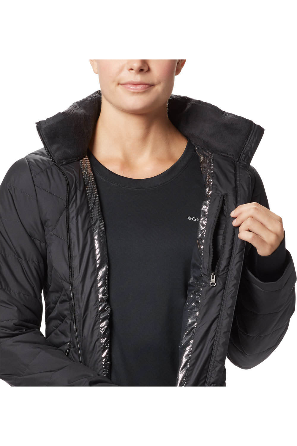 Columbia chaqueta outdoor mujer Heavenly  Jacket vista trasera