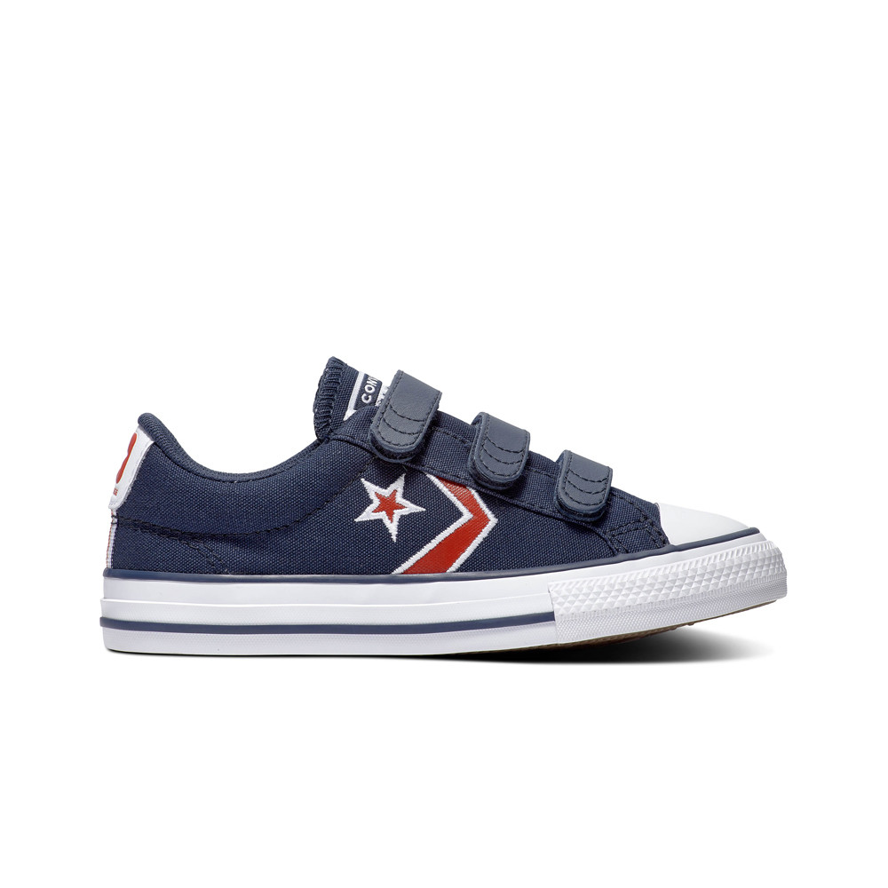 Converse zapatilla moda niño STAR PLAYER 3V EMBROIDERED lateral exterior