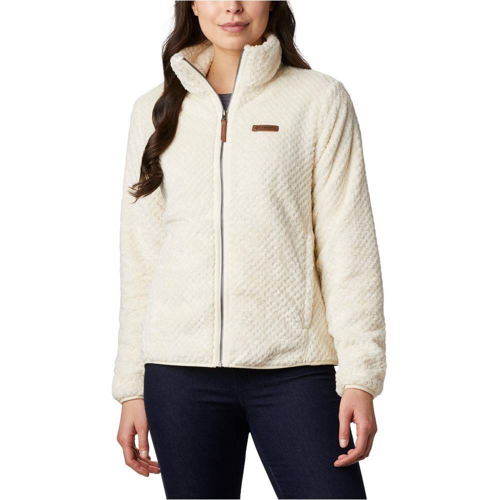 Columbia forro polar mujer Fire Side II Sherpa FZ vista frontal