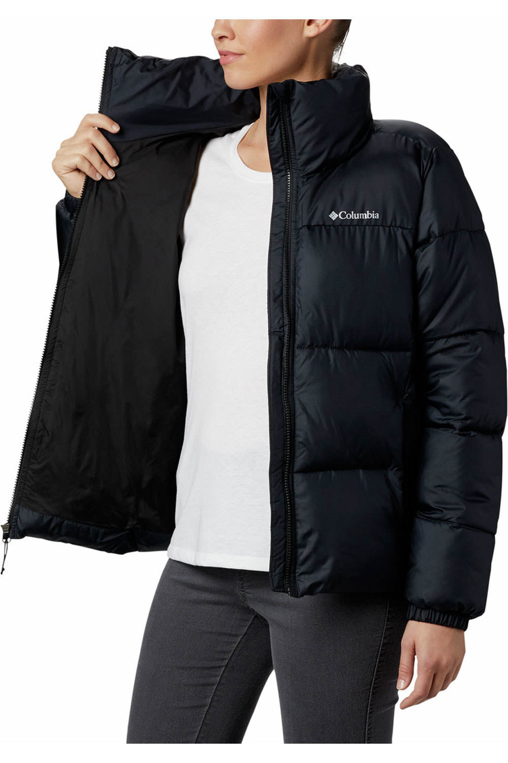 Columbia chaqueta outdoor mujer Puffect  Jacket vista detalle