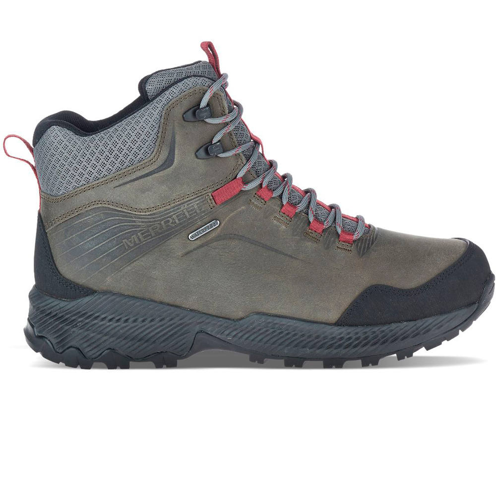 Merrell bota trekking hombre FORESTBOUND MID WP lateral exterior