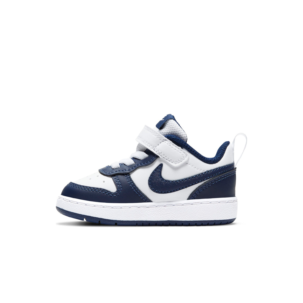 Nike zapatilla multideporte bebe NIKE COURT BOROUGH LOW 2 (TDV) lateral interior