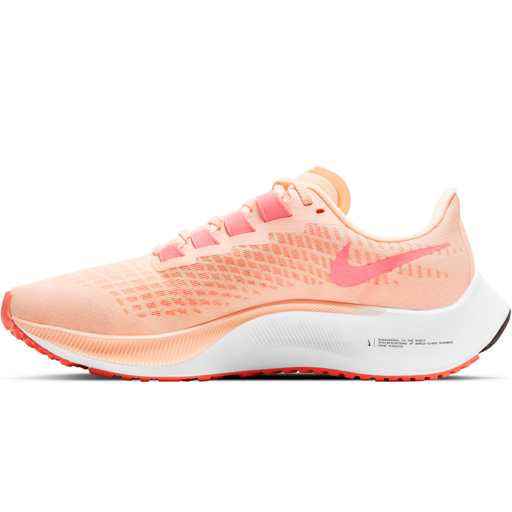 Nike zapatilla running mujer WMNS NIKE AIR ZOOM PEGASUS 37 lateral interior