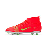 Nike botas de futbol niño cesped artificial JR MERCURIAL SUPERFLY 8 CLUB FG/MG puntera