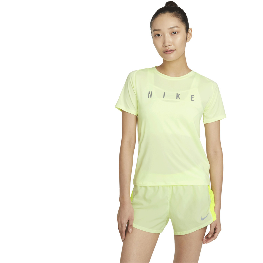 Nike camiseta entrenamiento manga corta mujer W NK RUN DVN MILER TOP SS vista frontal