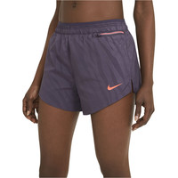 Nike pantalón running mujer W NK ICN CLSH TEMPO LUXE SHRT vista frontal