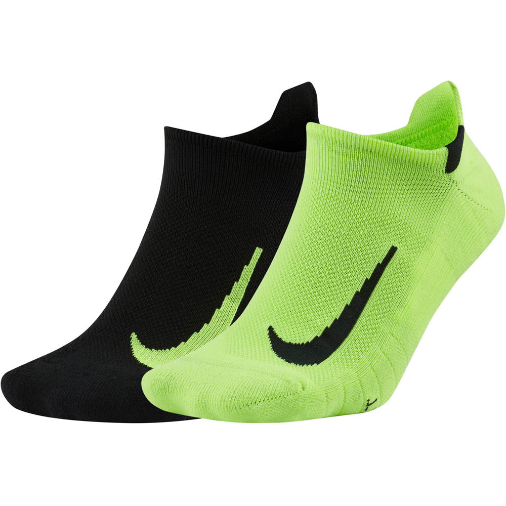 Nike calcetines running U NK MLTPLIER NS 2PR vista frontal