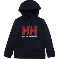 Helly Hansen camiseta montaña manga larga niño K HH LOGO HOODIE vista frontal