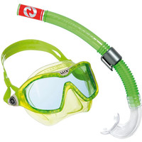 Aqualung kit gafas y tubo snorkel COMBO MIX vista frontal