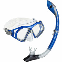 Aqualung kit gafas y tubo snorkel COMBO TROOPER vista frontal